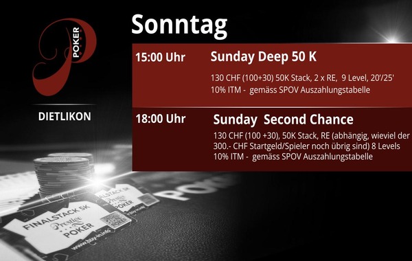 Sonntag im Prestige Poker