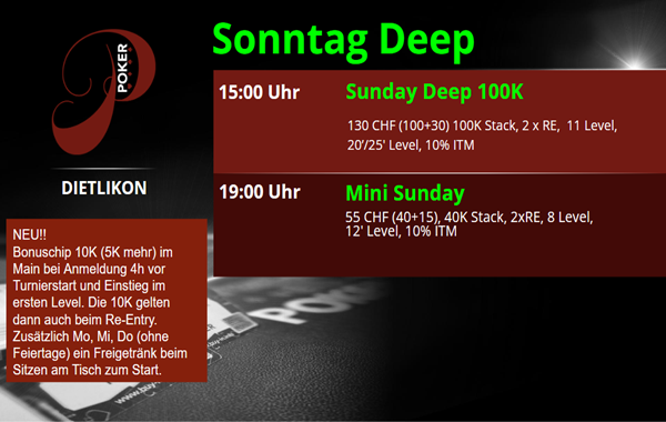 Sunday Deep - 100K - 15:00