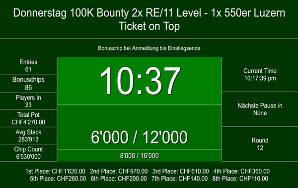 100er Bounty - 550 LU on top