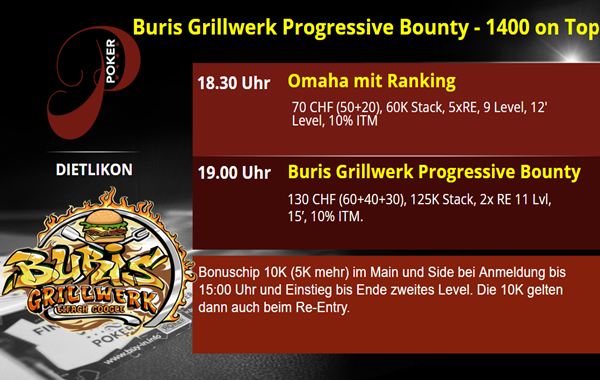 Buris Grillwerk Progressive Bounty - 1400 Bounty on top