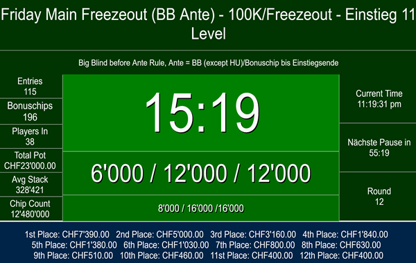 23000 Pot am Freitag