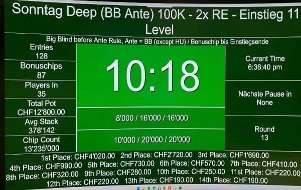 Sunday Deep - 100K