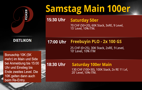 PP am Samstag