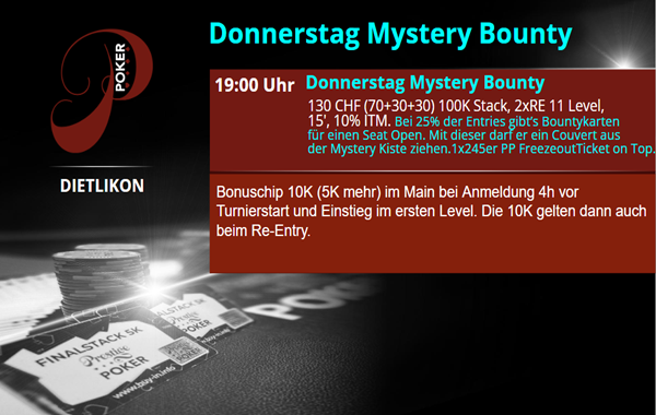 Donnerstag Mystery Bounty - PP Friday on Top